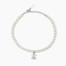 Carica l'immagine nel visualizzatore di Gallery, Bracciale MABINA con perle conchiglia e ciondolino (+varianti)
