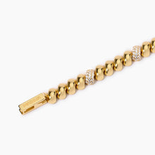 Carica l'immagine nel visualizzatore di Gallery, Bracciale MABINA placcato oro maglia San Marco DREAM SEASON