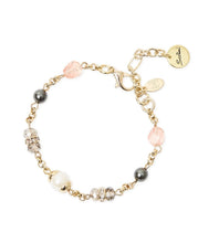 Carica l'immagine nel visualizzatore di Gallery, Bracciale SODINI tre charm incatenati Hera - multicolor