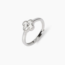 Carica l'immagine nel visualizzatore di Gallery, Anello MABINA in argento con fiore in zirconi JASMINE (+varianti)