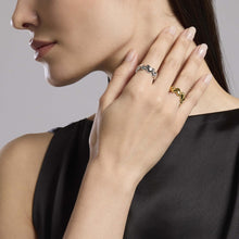 Carica l'immagine nel visualizzatore di Gallery, Anello MABINA contrarié in argento CAPOGIRO (+varianti)