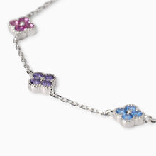 Carica l'immagine nel visualizzatore di Gallery, Bracciale MABINA in argento dorato con fiore JASMINE