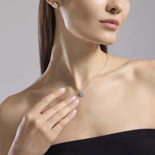 Carica l'immagine nel visualizzatore di Gallery, Girocollo MABINA in argento con fiore in zirconi MALEDETTA PRIMAVERA (+varianti)