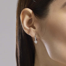 Carica l'immagine nel visualizzatore di Gallery, Orecchini MABINA a monachella con zirconi taglio cuore ROUGE