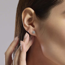 Carica l'immagine nel visualizzatore di Gallery, Orecchini MABINA a lobo con zirconi MILANESIENNE
