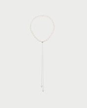 Carica l'immagine nel visualizzatore di Gallery, Collana Whiteside Sali-Scendi Ellisse Pearl