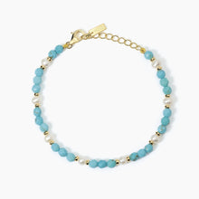 Carica l'immagine nel visualizzatore di Gallery, Bracciale Mabina in con perle coltivate e pasta di corallo/turchese BEACH CODE