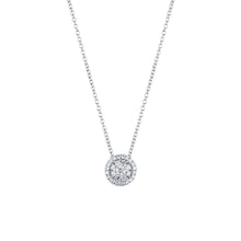 Carica l'immagine nel visualizzatore di Gallery, Collana Visconti oro bianco e diamanti