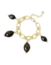 Carica l'immagine nel visualizzatore di Gallery, Bracciale SODINI catena pendenti Harper - Nero
