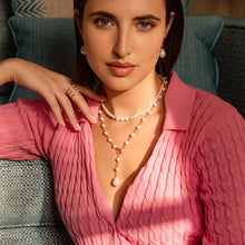 Carica l'immagine nel visualizzatore di Gallery, GIROCOLLO ELASTICO CHOKER 3 PERLE - WHITESIDE