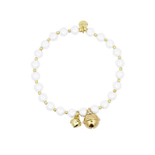 Carica l'immagine nel visualizzatore di Gallery, BRACCIALE ELASTICO CAMPANELLI E PERLE - WHITESIDE
