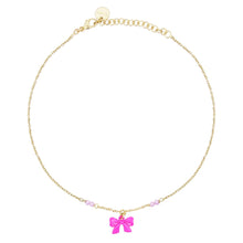 Carica l'immagine nel visualizzatore di Gallery, CAVIGLIERA CON FIOCCO VERNICE - CANDY BOW