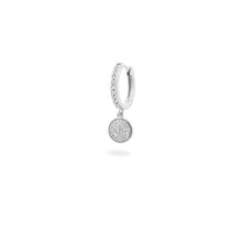 Carica l'immagine nel visualizzatore di Gallery, MONO-ORECCHINO HOOP PAVÈ CERCHIO SMALL - STARDUST TEN (+varianti)