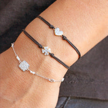 Carica l'immagine nel visualizzatore di Gallery, BRACCIALE TESSUTO SMALL PAVÈ - STARDUST TEN (+soggetti)