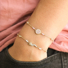Carica l'immagine nel visualizzatore di Gallery, BRACCIALE CATENA CASTONI SOGGETTO SMALL PAVÈ - STARDUST TEN (+soggetti)