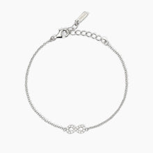 Carica l'immagine nel visualizzatore di Gallery, Bracciale Mabina in argento con catena forzatina e infinito ENDLESS