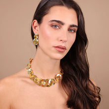 Carica l'immagine nel visualizzatore di Gallery, Orecchini ETRUSCA Pendenti Martellati a Doppio Disco Graduato