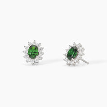 Carica l'immagine nel visualizzatore di Gallery, Orecchini in argento Mabina con pietra sintetica ovale COOL OR RÉTRO? (+colori)