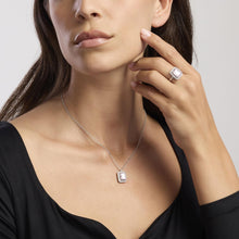 Carica l'immagine nel visualizzatore di Gallery, Girocollo in argento Mabina con zircone rosa DESIDERIO INFINITO
