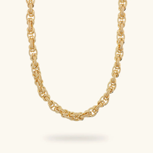 Carica l'immagine nel visualizzatore di Gallery, Collana ETRUSCA maglie a intreccio lavorate