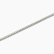 Carica l'immagine nel visualizzatore di Gallery, Cavigliera Mabina in argento o argento dorato con zirconi bianchi MINI TENNIS