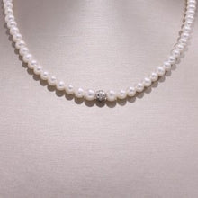 Carica l'immagine nel visualizzatore di Gallery, Collana Donna Perle Miluna In Oro Bianco PCL5923X