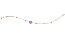 Carica l'immagine nel visualizzatore di Gallery, Bracciale con Cuore Rosa