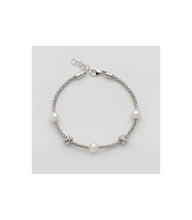 Carica l'immagine nel visualizzatore di Gallery, Bracciale Donna Miluna Perle 6,5-7mm Argento 925 PBR3171