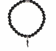 Carica l'immagine nel visualizzatore di Gallery, Bracciale Horn Gerba Nero
