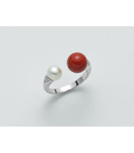 Carica l'immagine nel visualizzatore di Gallery, Anello Contrariè con perla e Turchese, Miluna pli1601 - Il Maestro Orafo Gioielli