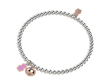 Carica l'immagine nel visualizzatore di Gallery, Bracciale con Campanella e Orso Nanán