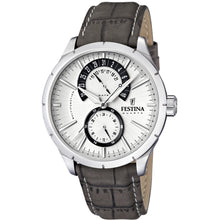 Carica l'immagine nel visualizzatore di Gallery, OROLOGIO FESTINA RETRO F16573/2 BIANCO CINTURINO PELLE, UOMO