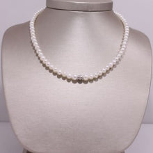 Carica l'immagine nel visualizzatore di Gallery, Collana Donna Perle Miluna In Oro Bianco PCL5923X