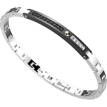 Carica l'immagine nel visualizzatore di Gallery, Bracciale Zancan da uomo in Acciaio e zaffiri EHB171