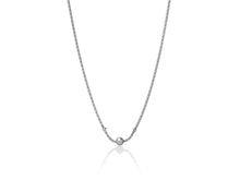 Carica l'immagine nel visualizzatore di Gallery, Collana con maglia coreana, in argento e perla centrale.