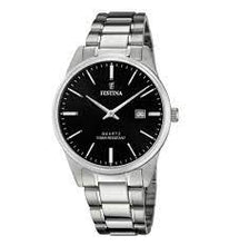 Carica l'immagine nel visualizzatore di Gallery, OROLOGIO FESTINA CLASSICS F20511/4 NERO CINTURINO ACCIAIO, UOMO