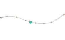 Carica l'immagine nel visualizzatore di Gallery, Bracciale con Cuore Color Tiffany