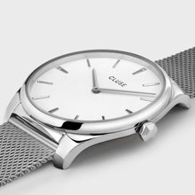 Carica l'immagine nel visualizzatore di Gallery, Orologio donna Cluse 36MM Féroce Mesh White, Silver Colour