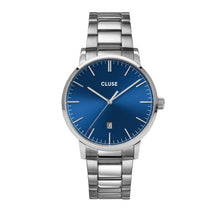 Carica l'immagine nel visualizzatore di Gallery, Orologio uomo Cluse 40MM Aravis Steel Dark Blue, Silver Colour