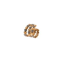 Carica l'immagine nel visualizzatore di Gallery, EARCUFF 3 FILI CUORI ALTERNATI