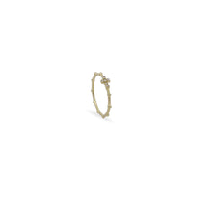 Carica l'immagine nel visualizzatore di Gallery, ANELLO FEDINA ROSARIO CROCE E DIAMANTI LAB GROWN - ORO18KT