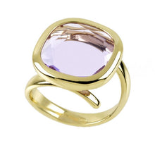 Carica l'immagine nel visualizzatore di Gallery, Anello Caramelle Reverse con pasta vitrea taglio antico. Misure regolabili (+colori)