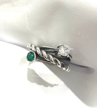 Carica l'immagine nel visualizzatore di Gallery, Anello Sacramore argento e pietre naturali