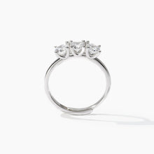Carica l'immagine nel visualizzatore di Gallery, Anello trilogy argento e zirconi Mabina
