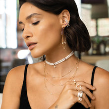 Carica l'immagine nel visualizzatore di Gallery, GIROCOLLO CHOKER ELASTICO PERLE - GALACTICA