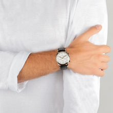 Carica l'immagine nel visualizzatore di Gallery, Orologio uomo SUNRAY silver dial black