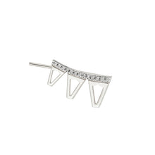 Carica l'immagine nel visualizzatore di Gallery, MONO ORECCHINI ELLE SILVER