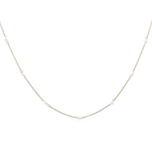 Carica l'immagine nel visualizzatore di Gallery, GIROCOLLO CON MINI PERLE - ORO18KT