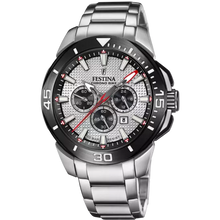 Carica l'immagine nel visualizzatore di Gallery, OROLOGIO FESTINA CHRONO BIKE F20641/1 GRIGIO CINGHIA ACCIAIO INOSSIDABILE 316L, UOMO