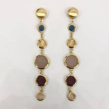 Carica l'immagine nel visualizzatore di Gallery, Orecchini argento placcato oro giallo CARAMELLE